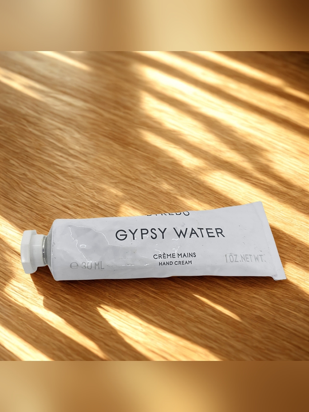 Byredo Gypsy Water Hand Cream (Slightly Dented) 1.0oz/30ml/ 90% product